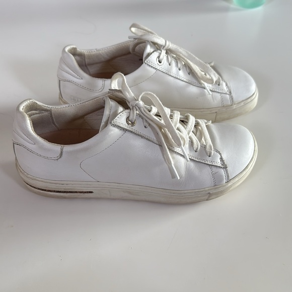 Birkenstock White Leather Sneakers - the Bend - Picture 3 of 6